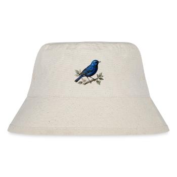 Bluebird Splendid Merion (Malurus splendens) - Stanley/Stella Recycled Bucket Hat - natural - Front