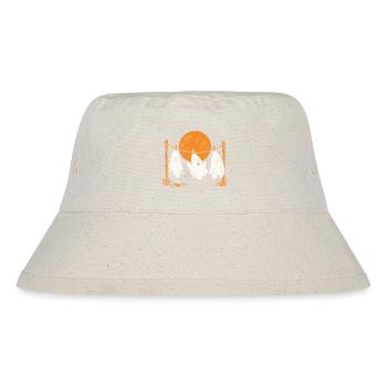 Waschtag der Geister - Stanley/Stella recycelter Bucket Hat - Naturweiß - Vorne