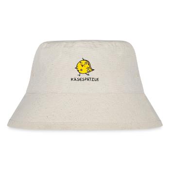Spatz Käse und Spätzle - Stanley/Stella recycelter Bucket Hat - Naturweiß - Vorne