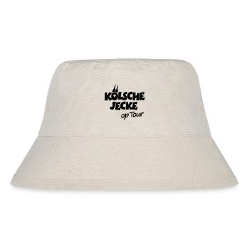 Kölsche Jecke op Tour Köln mit Kölner Dom - Stanley/Stella recycelter Bucket Hat - Naturweiß - Vorne