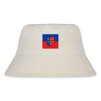 Transylvania coat of arms on a blue-red background - Stanley/Stella Recycled Bucket Hat - natural - Front