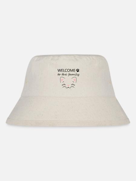 Welcome to the family - Stanley/Stella Recycled Bucket Hat - natural