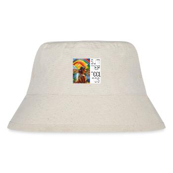 Summer Feeling: Regenbogen über einer brasilianisc - Stanley/Stella recycelter Bucket Hat - Naturweiß - Vorne