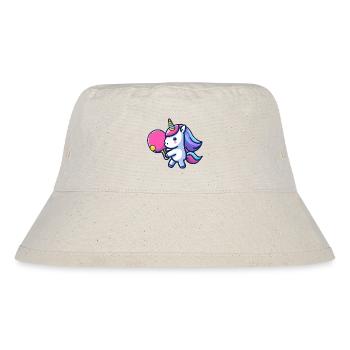 Licorne Licorne avec raquette de tennis de table pour - Bob recyclé Stanley/Stella - blanc naturel - Devant