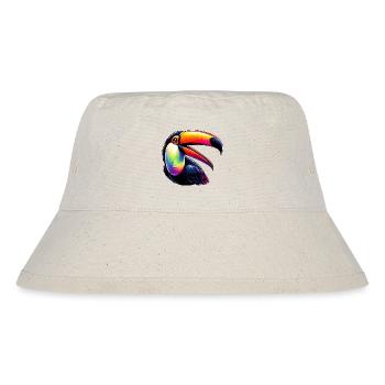 Toucan - Stanley/Stella Recycled Bucket Hat - natural - Front