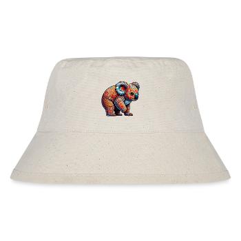 Koala - Stanley/Stella recycelter Bucket Hat - Naturweiß - Vorne
