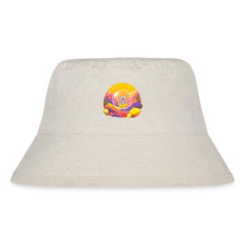 Koala im Glaskugel-Wunderland - Stanley/Stella recycelter Bucket Hat - Naturweiß - Vorne