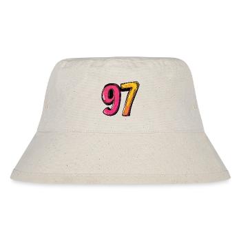 97 Number Colorful - Stanley/Stella Recycled Bucket Hat - natural - Front