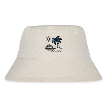 Cruise Island Palm Holidays - Stanley/Stella Recycled Bucket Hat - natural - Front