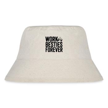 Arbeitsbeste Freunde für immer - Stanley/Stella recycelter Bucket Hat - Naturweiß - Vorne
