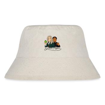 Green Apple - Stanley/Stella recycelter Bucket Hat - Naturweiß - Vorne