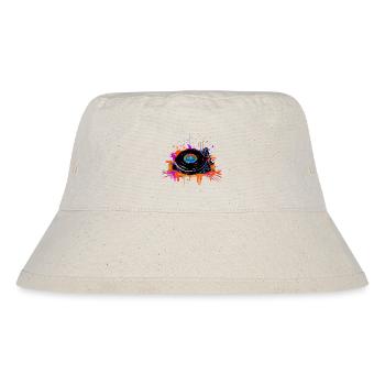 DJ Vinyl Vaporwave - Stanley/Stella Recycled Bucket Hat - natural - Front