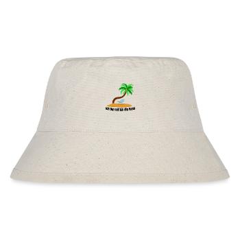 I'm ripe for the island, Lonely Island Palm - Stanley/Stella Recycled Bucket Hat - natural - Front