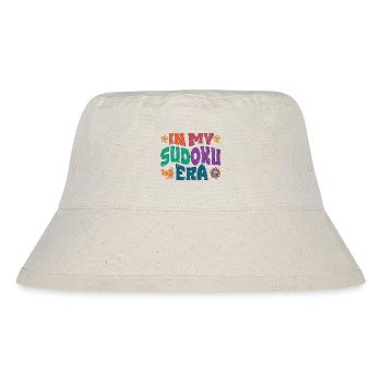 in my Sudoku Era - Stanley/Stella recycelter Bucket Hat - Naturweiß - Vorne