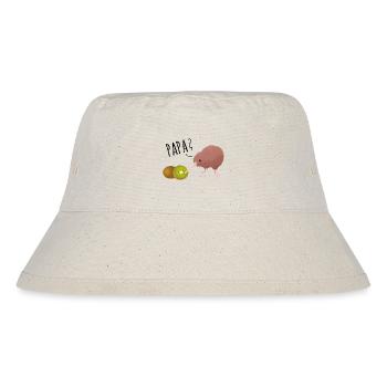 Kiwi Papa - Bist du's? - Stanley/Stella recycelter Bucket Hat - Naturweiß - Vorne