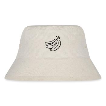 Lustiges Banana Shirt | Geek & Nerd Motiv - Stanley/Stella recycelter Bucket Hat - Naturweiß - Vorne