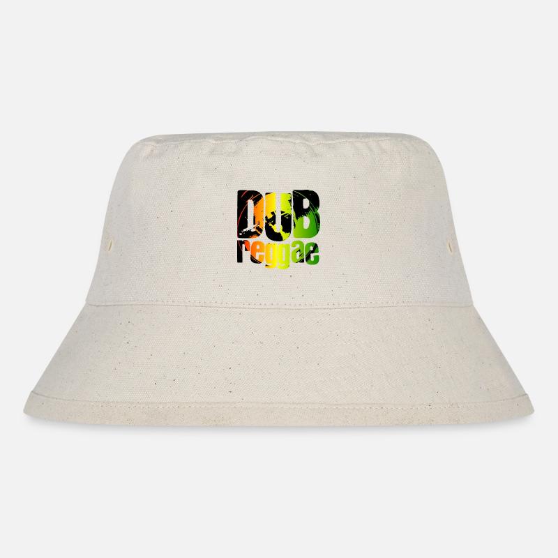 Dub Reggae - Stanley/Stella recycelter Bucket Hat - Naturweiß