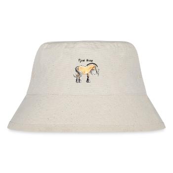 Knuffiger Norweger - Stanley/Stella recycelter Bucket Hat - Naturweiß - Vorne