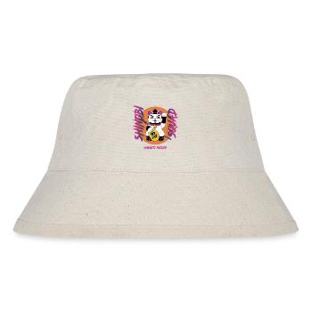 Crazy Cat Shinobi 55 - Stanley/Stella Recycled Bucket Hat - natural - Front
