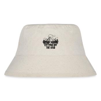 Verlassen wir das Raster - Stanley/Stella recycelter Bucket Hat - Naturweiß - Vorne