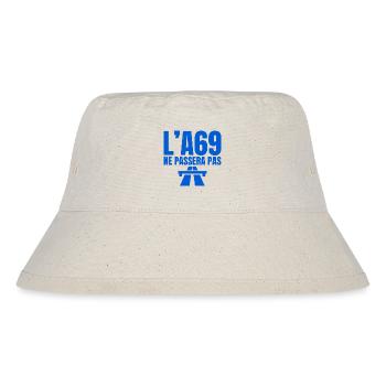 A69, Autobahn, Castres, Toulouse - Stanley/Stella recycelter Bucket Hat - Naturweiß - Vorne