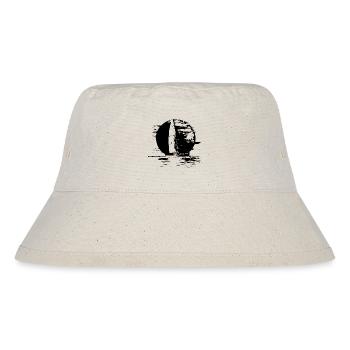 Segelboot - Stanley/Stella recycelter Bucket Hat - Naturweiß - Vorne