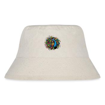 Pfau - Stanley/Stella recycelter Bucket Hat - Naturweiß - Vorne