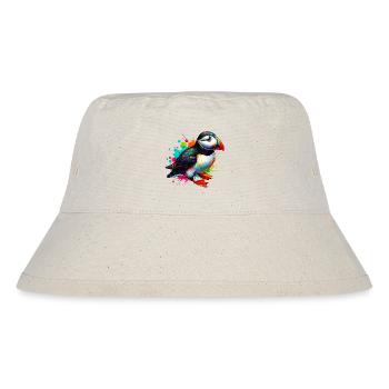 Papageitaucher - Stanley/Stella recycelter Bucket Hat - Naturweiß - Vorne