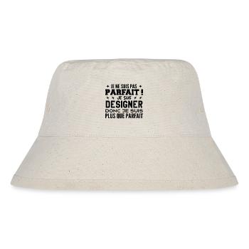 Un Designer plus que parfaite, métier de rêve - Bob recyclé Stanley/Stella - blanc naturel - Devant