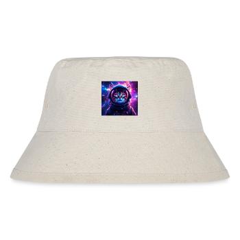 Space Cat - Stanley/Stella Recycled Bucket Hat - natural - Front