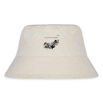 BACK ROW PARODY Design 001 - Stanley/Stella recycelter Bucket Hat - Naturweiß - Vorne