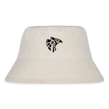 Egyptian god Horus (black) - Stanley/Stella Recycled Bucket Hat - natural - Front