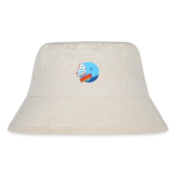 Segelboot - Stanley/Stella recycelter Bucket Hat - Naturweiß - Vorne