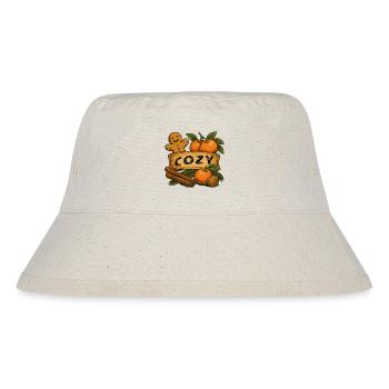 Cozy Winter Design - Stanley/Stella recycelter Bucket Hat - Naturweiß - Vorne