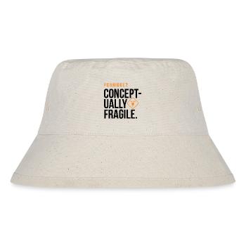 giudan  - Porridge - conceptually fragile - Stanley/Stella recycelter Bucket Hat - Naturweiß - Vorne