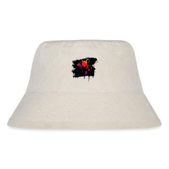 Superhero Mouse Neon Gradient Hero Cartoon - Stanley/Stella Recycled Bucket Hat - natural - Front