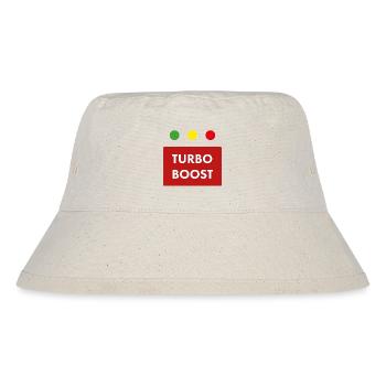 Texte rétro du turbo boost - Bob recyclé Stanley/Stella - blanc naturel - Devant