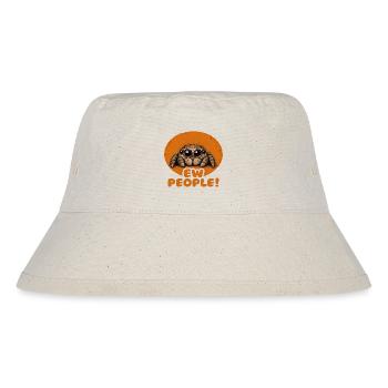 Ew People! Cute Spider - Stanley/Stella Recycled Bucket Hat - natural - Front