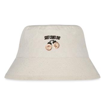 Süße Verbrechen Nur lustiges Donut-Hemd - Stanley/Stella recycelter Bucket Hat - Naturweiß - Vorne