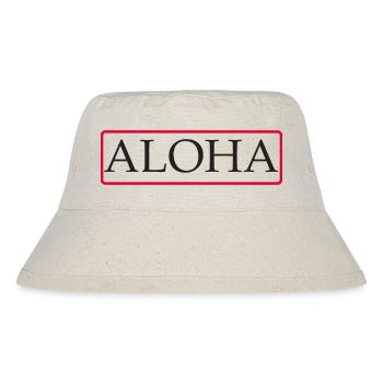 Aloha - Stanley/Stella Recycled Bucket Hat - natural - Front