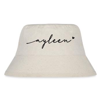 Ayleen Cursive Name - Stanley/Stella Recycled Bucket Hat - natural - Front