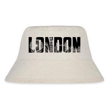 London, England 1 - Stanley/Stella Recycled Bucket Hat - natural - Front