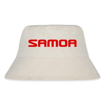 Samoa - Rugby - Südsee - Polynesien - Stanley/Stella recycelter Bucket Hat - Naturweiß - Vorne