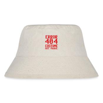Error 404 Costume not found Karneval Shirt - Stanley/Stella recycelter Bucket Hat - Naturweiß - Vorne