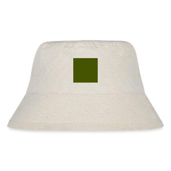 grüner Hintergrund Textur Vorlage personalisieren - Stanley/Stella recycelter Bucket Hat - Naturweiß - Vorne