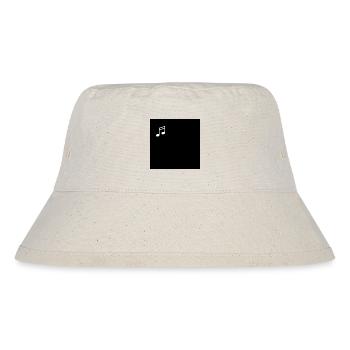 Musik Note - Stanley/Stella recycelter Bucket Hat - Naturweiß - Vorne