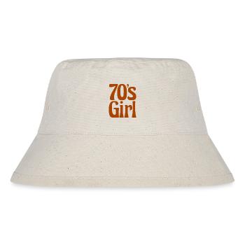 70s GIRL Seventies 70s 70s - Stanley/Stella Recycled Bucket Hat - natural - Front