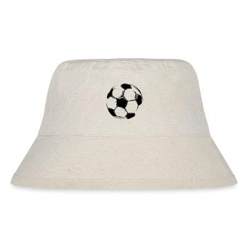 soccer fußball symbol geschenk team em Ball icon - Stanley/Stella recycelter Bucket Hat - Naturweiß - Vorne