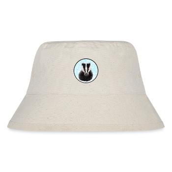 Badger/Badger in the snow - Stanley/Stella Recycled Bucket Hat - natural - Front
