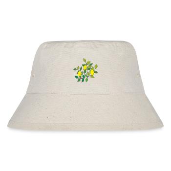 zitronen baum - Stanley/Stella recycelter Bucket Hat - Naturweiß - Vorne